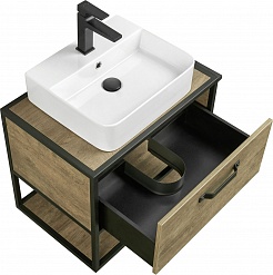 Акватон Мебель для ванной Лофт Фабрик 65 дуб кантри – фотография-6